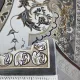 سجاد تركي شيراز A706C كلاسيك سميك ناعم رصاصي مقاس 400*800