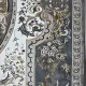 سجاد تركي شيراز A706C كلاسيك سميك ناعم رصاصي مقاس 400*800