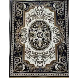 سجاد تركي شيراز A706C كلاسيك سميك ناعم كحلي مقاس 400*700