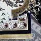 سجاد تركي شيراز A706C كلاسيك سميك ناعم كحلي مقاس 400*800