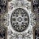 سجاد تركي شيراز A706C كلاسيك سميك ناعم كحلي مقاس 400*800