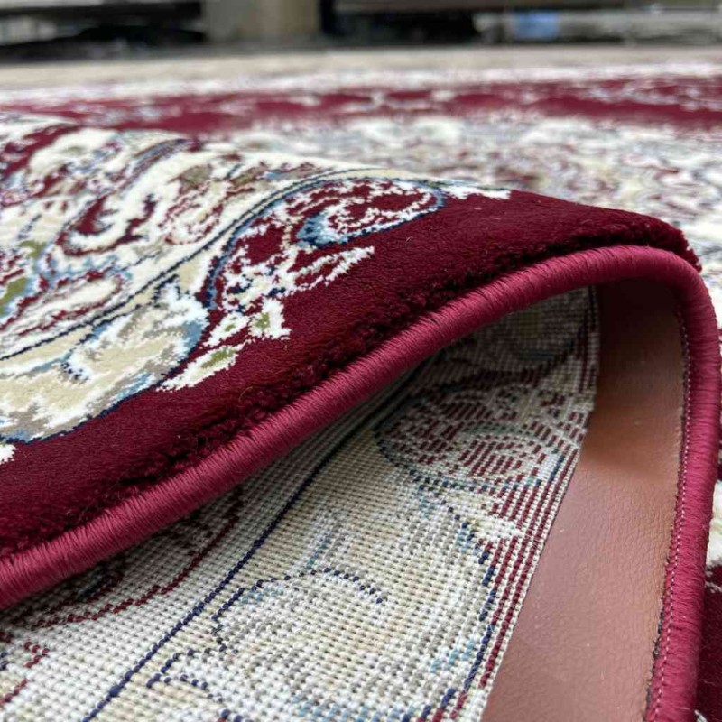 سجاد تركي تبريز كلاسيك سميك ناعم 2767B احمر عنابي مقاس 250*350