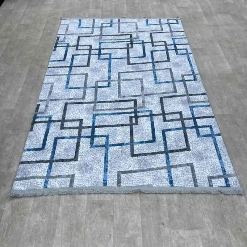 سجاد سراميك تركي نقشه تري دي لون رصاصي فاتح مقاس 200*300