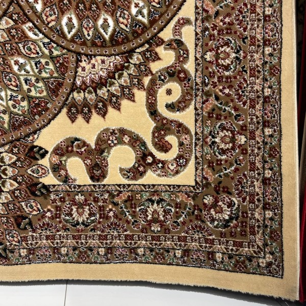 سجاد الواحة تركي H5307C بوني كريم مقاس 250*350