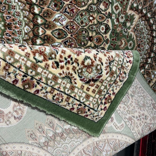 سجاد الواحة تركي H5307C اخضر مقاس 250*350