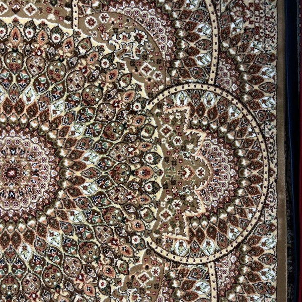 سجاد الواحة تركي H5307C بني فاتح مقاس 300*400