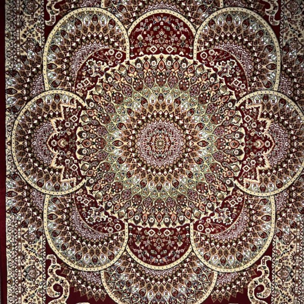 سجاد الواحة تركي H5307C احمر غامق مقاس 250*350