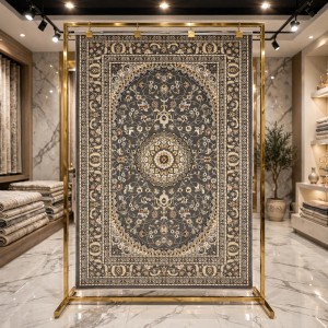 سجاد الواحة تركي H3650B رصاصي غامق مقاس 100*300