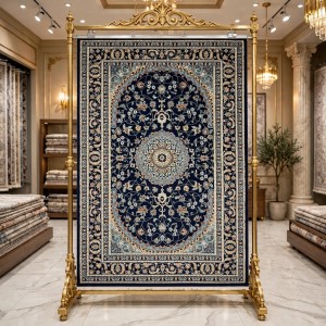 سجاد الواحة تركي H3650B كحلي مقاس 100*300
