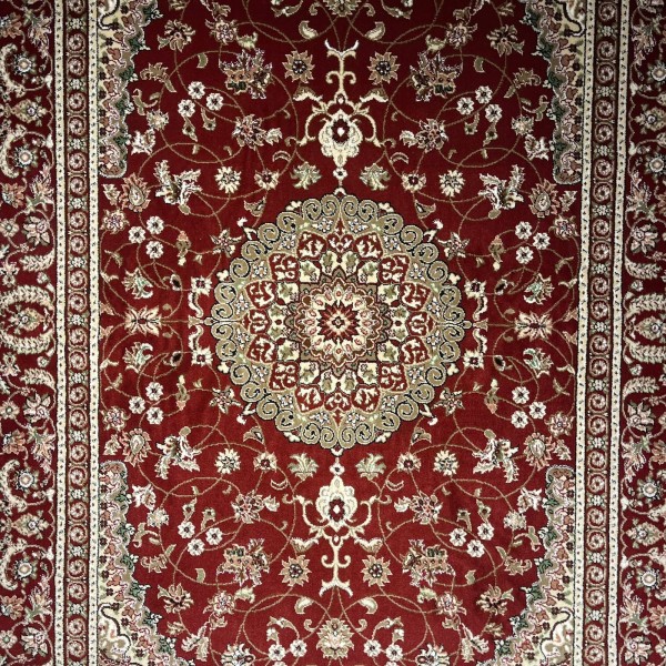 سجاد الواحة تركي H3650B احمر غامق مقاس 80*150