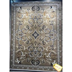 سجاد تركي سما نقش فرنسي لون بيج غامق مقاس 100*500 سجاد تركي سما نقش فرنسي لون بيج غامق مقاس 100*500