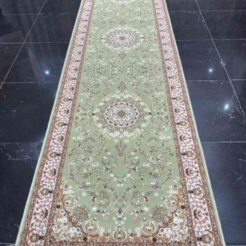 سجاد تركي مخفض الوسام  اخضر 100*300