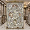 سجاد برازيل نقش كوري تركي A138A رصاصي كريم مقاس 100*300