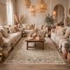 سجاد سوبر بوهيمي تركي A213A بيج مقاس 250*350