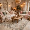 سجاد سوبر بوهيمي تركي A213A كريم مقاس 250*350