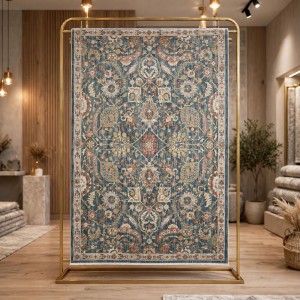 سجاد سوبر بوهيمي تركي A213A سماوي فاتح مقاس 250*350