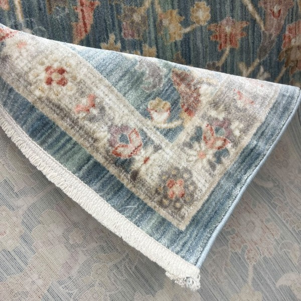 سجاد سوبر بوهيمي تركي A213A سماوي فاتح مقاس 200*300
