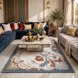 سجاد تركي فيلورا A339S سماوي مقاس 200*300