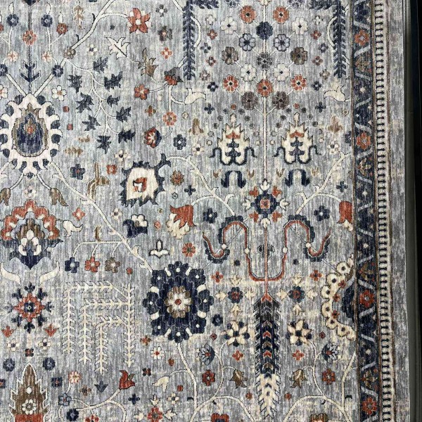 سجاد فيرونا بوهيمي تركي KP79A رصاصي فاتح مولتي اكوا مقاس 250*350