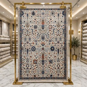 سجاد فيرونا بوهيمي تركي KP79A بيج مولتي اكوا مقاس 50*80