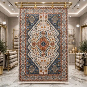 سجاد فيرونا بوهيمي تركي KO82A بيج مولتي اكوا مقاس 150*220