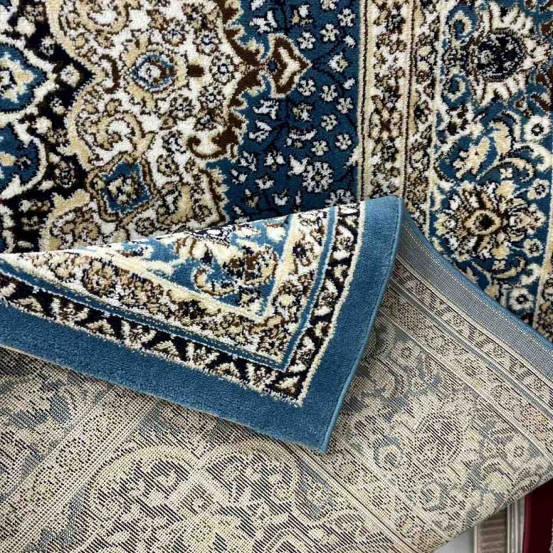 سجاد شيراز تركي 7095L سماوي مقاس 80*150