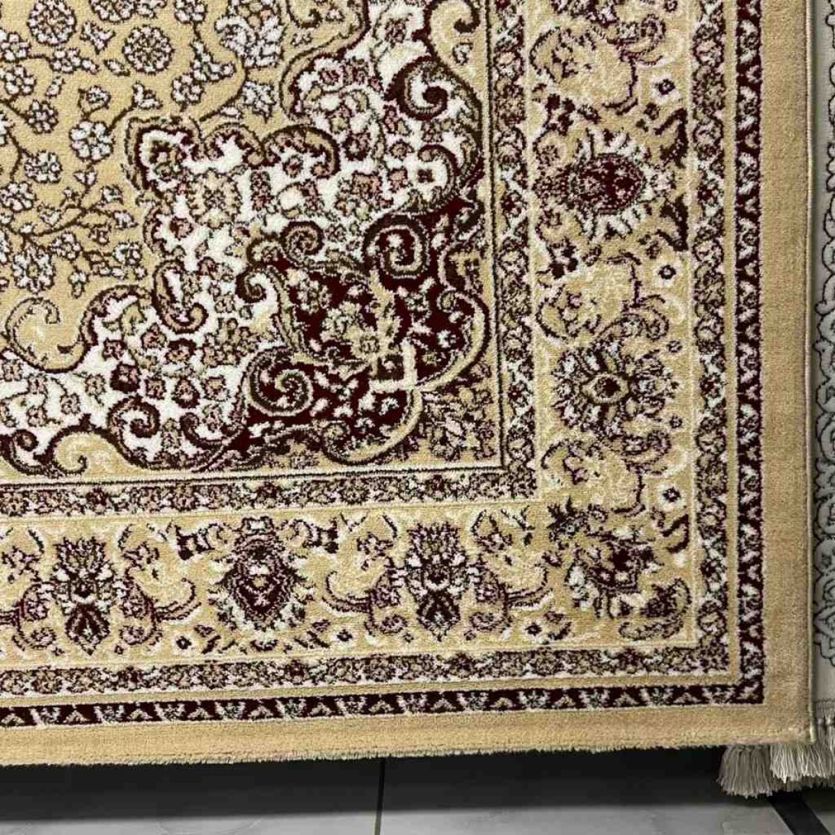 سجاد شيراز تركي 7095L بيج فاتح مقاس 50*80