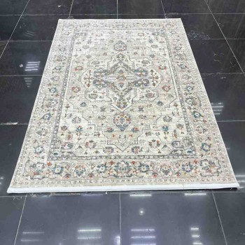 سجاد بوهيمي ماكس تركي B011B لون بيج بيج مقاس 100*200
