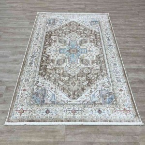 سجاد تركي بوهيمي المغنية F555A1 بيج بني مقاس  200*300