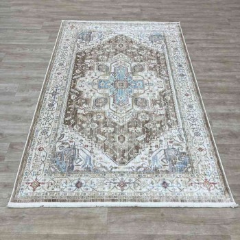 سجاد تركي بوهيمي المغنية F555A1 بيج بني مقاس  50*80