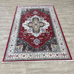 سجاد تركي بوهيمي المغنية F555A1 احمر مقاس 80*150