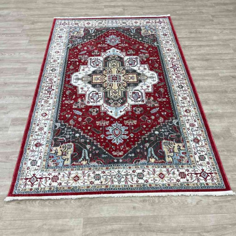 سجاد تركي بوهيمي المغنية F555A1 احمر مقاس 250*350