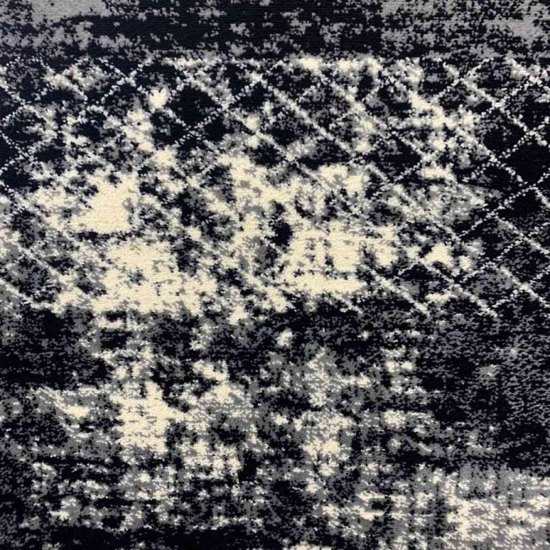 سجاد مصري ممتاز 614 اسود مع رصاصي