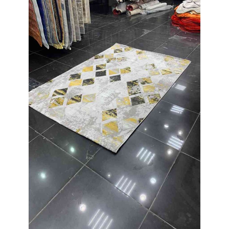 سجاد تركي ليزبون 0183 رصاصي ذهبي