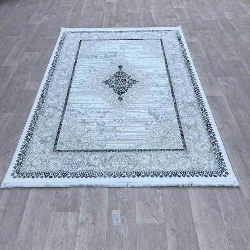 سجاد تركي موطو 051940 رمادي درجة اولا مقاس 300*400