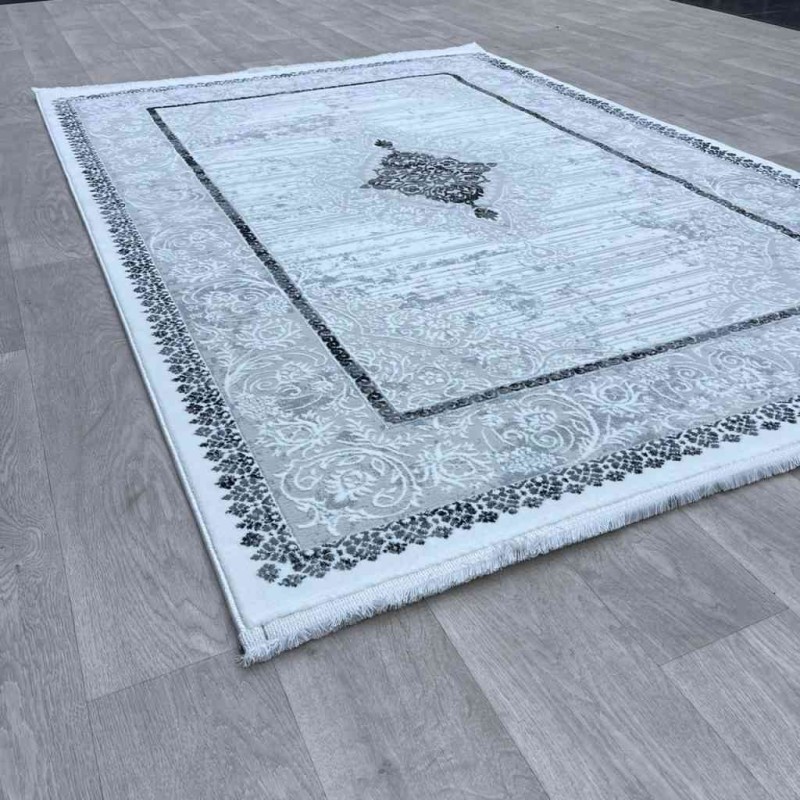 سجاد تركي موطو 051940 رمادي درجة اولا مقاس 300*400