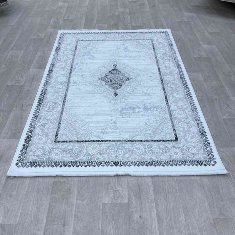 سجاد تركي موطو 051940 رمادي درجة اولا مقاس 300*400