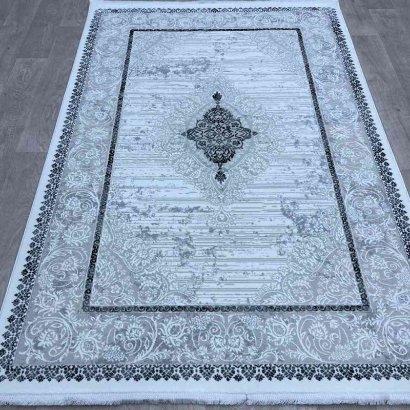 سجاد تركي موطو 051940 رمادي درجة اولا مقاس 300*400
