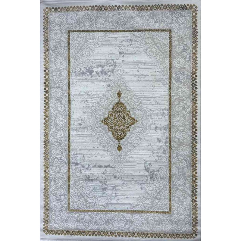 سجاد تركي موطو 049770 ذهبي درجة اولا  مقاس 150*220