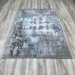 سجاد راوا تركي 0101TA رصاصي ازرق مقاس 300*400