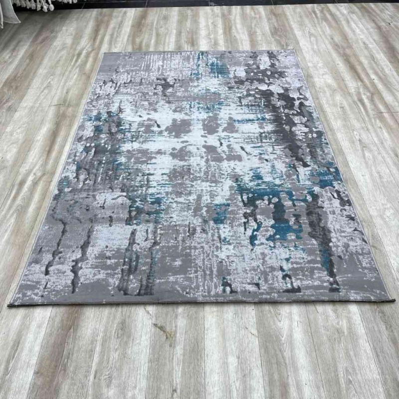 سجاد راوا تركي 0101TA رصاصي ازرق مقاس 50*80