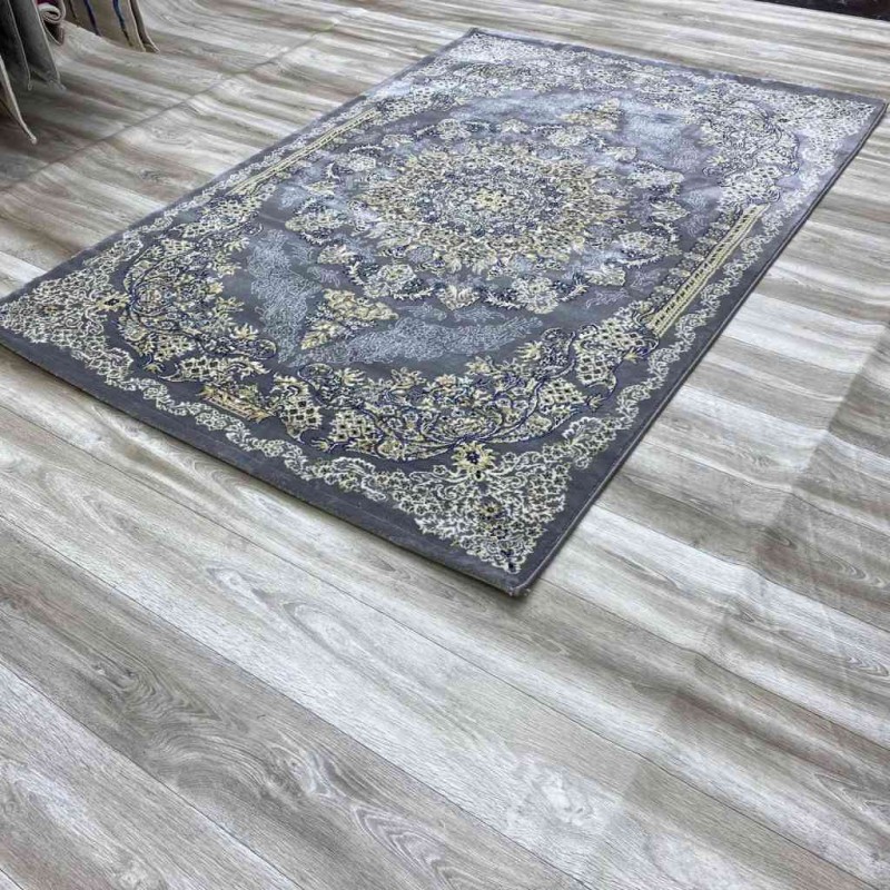سجاد كلاسيك شيراز AA326c رصاصي 80*150