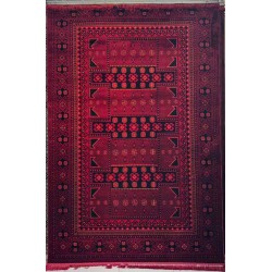 سجاد تركي بخارى نقشة افغاني 1504 بابل احمر مقاس 400*500