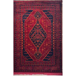 سجاد تركي بخارى نقشة افغاني 1505 بابل احمر مقاس 50*80