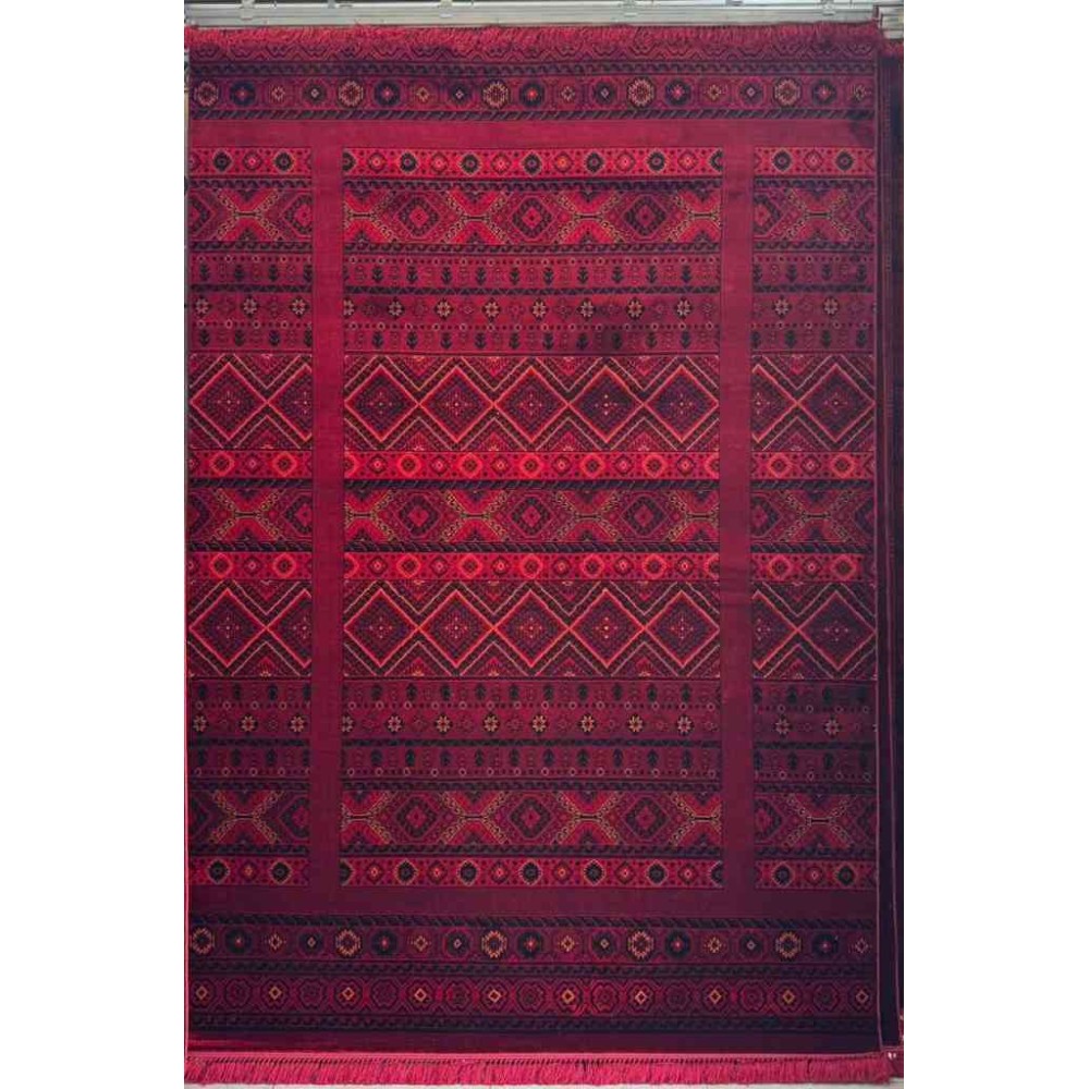 سجاد تركي بخارى نقشة افغاني 1507 بابل احمر مقاس 400*500