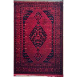 سجاد تركي بخارى نقشة افغاني 1508 بابل احمر مقاس 50*80