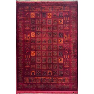سجاد تركي بخارى نقشة افغاني 1511 بابل احمر مقاس 100*300