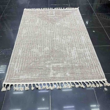 سجاد خيش باتارا تركي L0026B بني مقاس 100*200