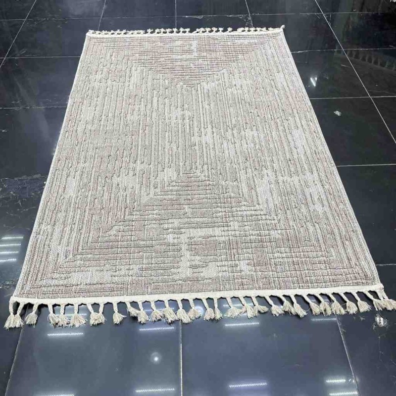 سجاد خيش باتارا تركي L0026B بني مقاس 200*300