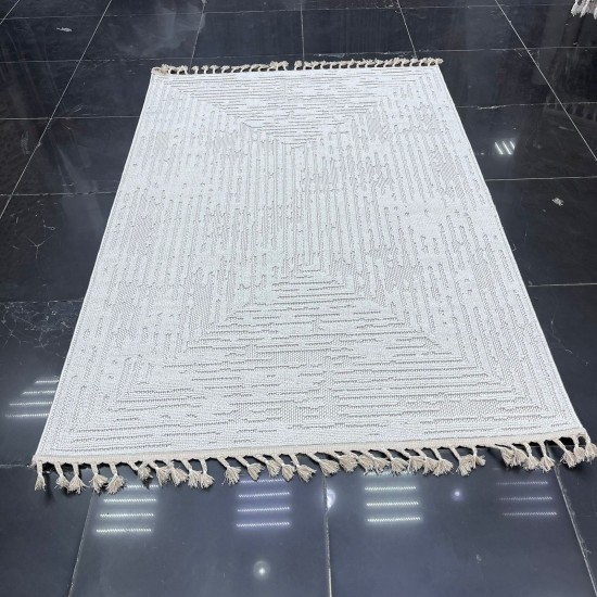 سجاد خيش باتارا تركي L0026B بيج بيج مقاس 50*80